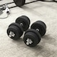 image 8 of HOMCOM 25KG Adjustable Dumbbells Weight Set Hand Weight for Body Fitness