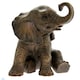 image 1 of Sitting Elephant Calf Figurine From The Leonardo Out Of Africa Range, Gift Boxed