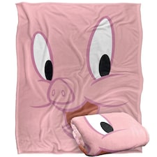 Looney Tunes Porky Pig Blanket - Multicoloured - One Size