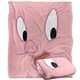 image 1 of Looney Tunes Porky Pig Blanket - Multicoloured - One Size