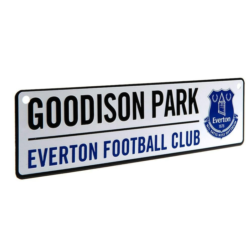 image 1 of Everton FC Official Window Street Sign - White - One Size