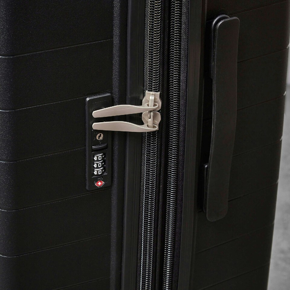 image 1 of Rock Palma 3pc Set Suitcases Black