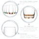image 2 of LAV Adora Coloured Highball Glasses - 390ml - 6 Colours Multi