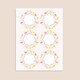 image 3 of Princess Design Round Stickers 88mm - Sheet of 6