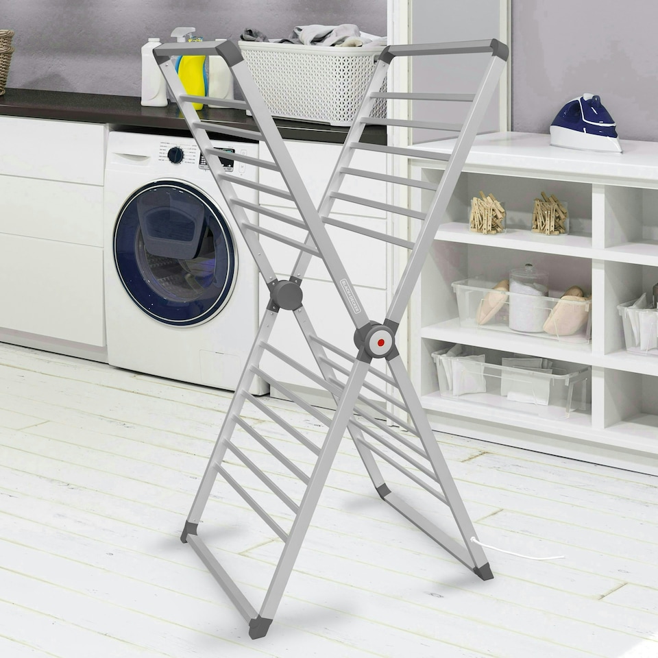 image 1 of BLACK+DECKER X-Frame Heated Airer