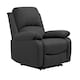 image 2 of Electric Recliner Fabric Armchair In Dark Grey