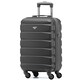 image 1 of Flight Knight Cabin Suitcase 55x35x20cm, Lightweight Carry On Bag - Over 100 Airlines- Ryanair, EasyJet, British Airways - Hand Luggage, ABS Hard Shell TSA Lock | Grey | Charcoal | Cabin Bag