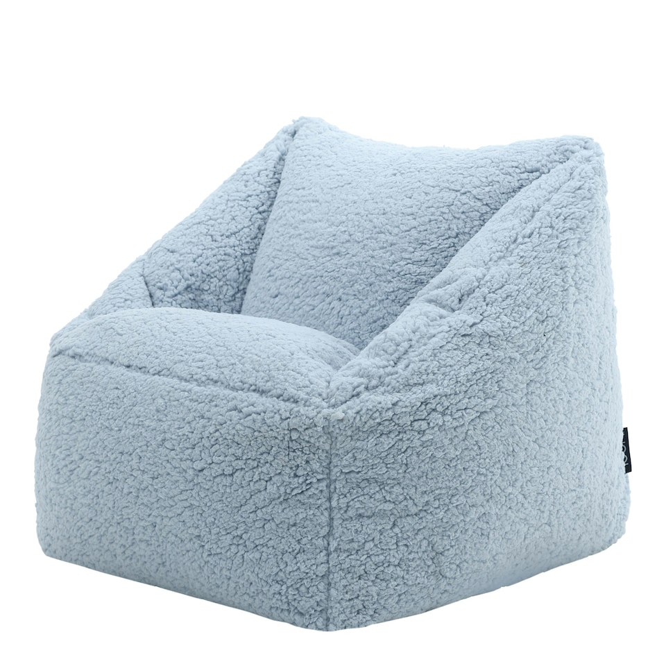 image 1 of icon Kids Teddy Bear Armchair Bean Bag Blue Childrens Bean Bags Blue