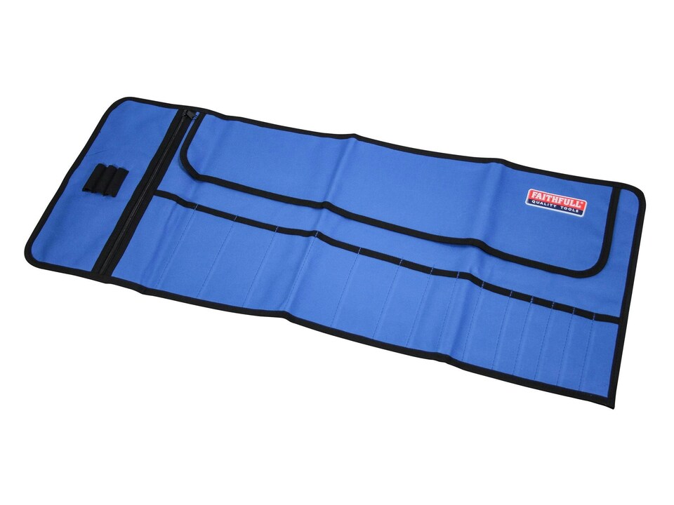 image 1 of Faithfull Tool Roll 32 X 77cm - Multi Colour - One Size | Multi