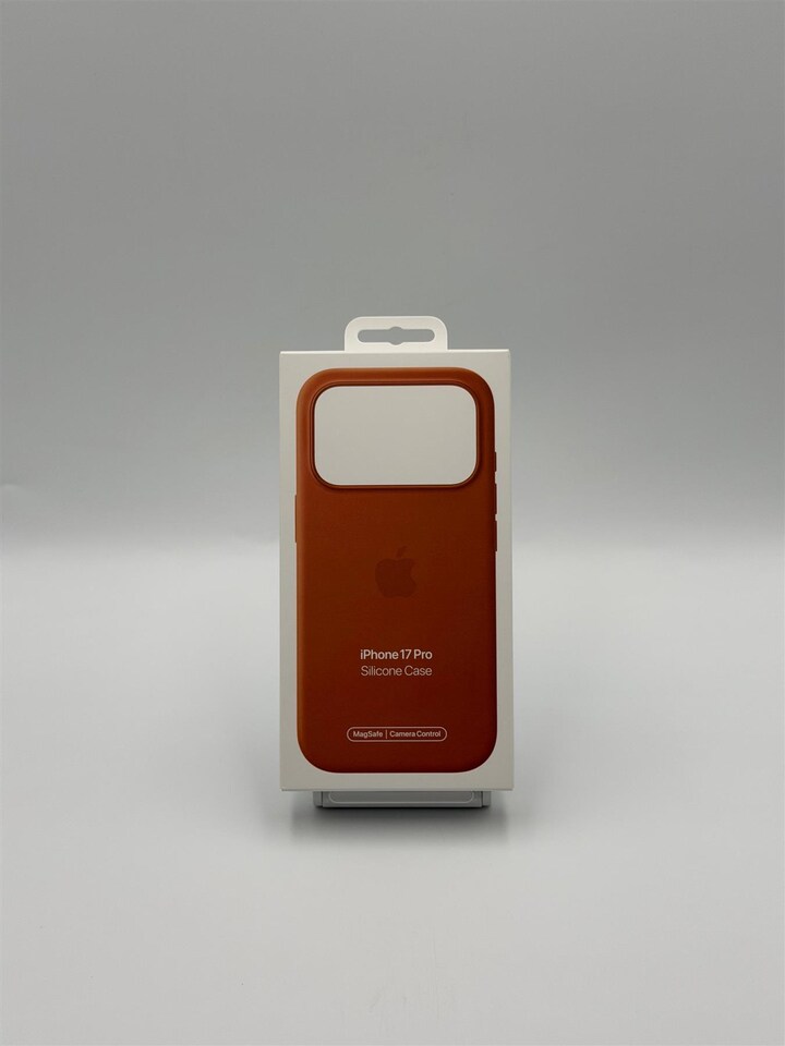 image 1 of Apple Silicone Case with MagSafe for iPhone 17 Pro 6.3 Terra Cotta A3559 - MGFJ4ZM/A