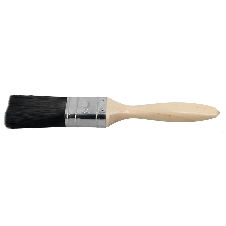image 1 of 3pc 40mm 1.5" Paint Brush Painters Decorators Decorating With Wooden Handle