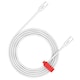 image 1 of Canyon Cable Cc60Ab C-C 60W Braided 1.2M White