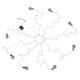 image 1 of ValueLights Outdoor Clear Outdoor Parasol Lights