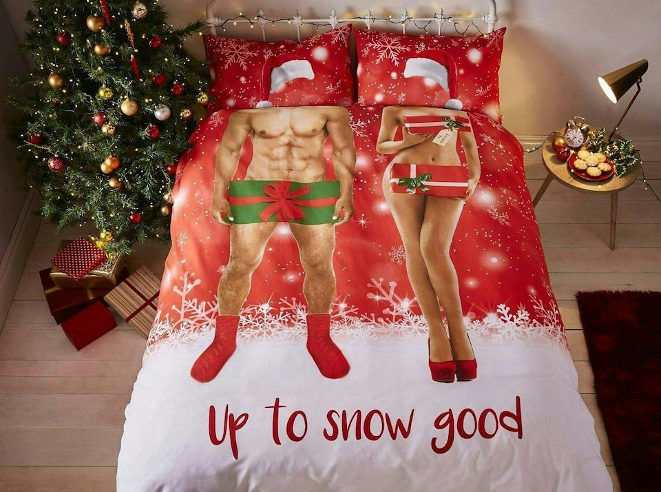 image 1 of Catherine Lansfield Up to Snow Good Multi Duvet Cover Set | Multi | Double