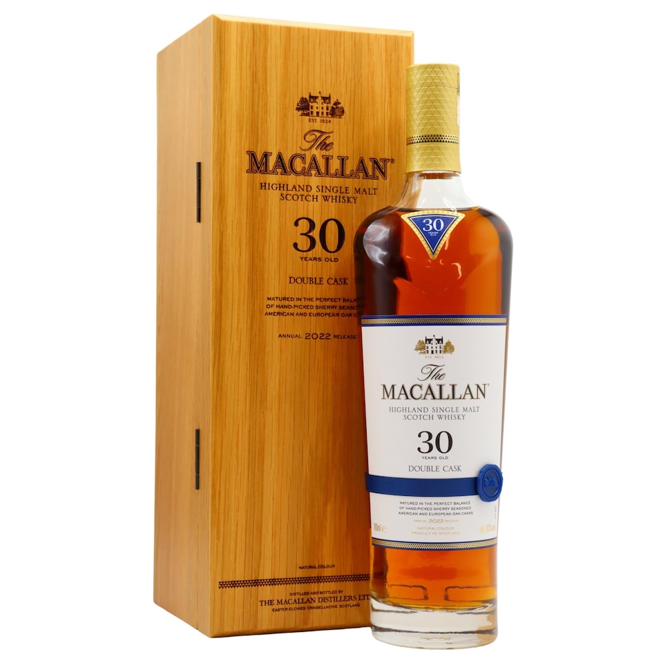 The Macallan 2022 Release Double Cask Highland Single Malt Scotch 30 year old Whisky
