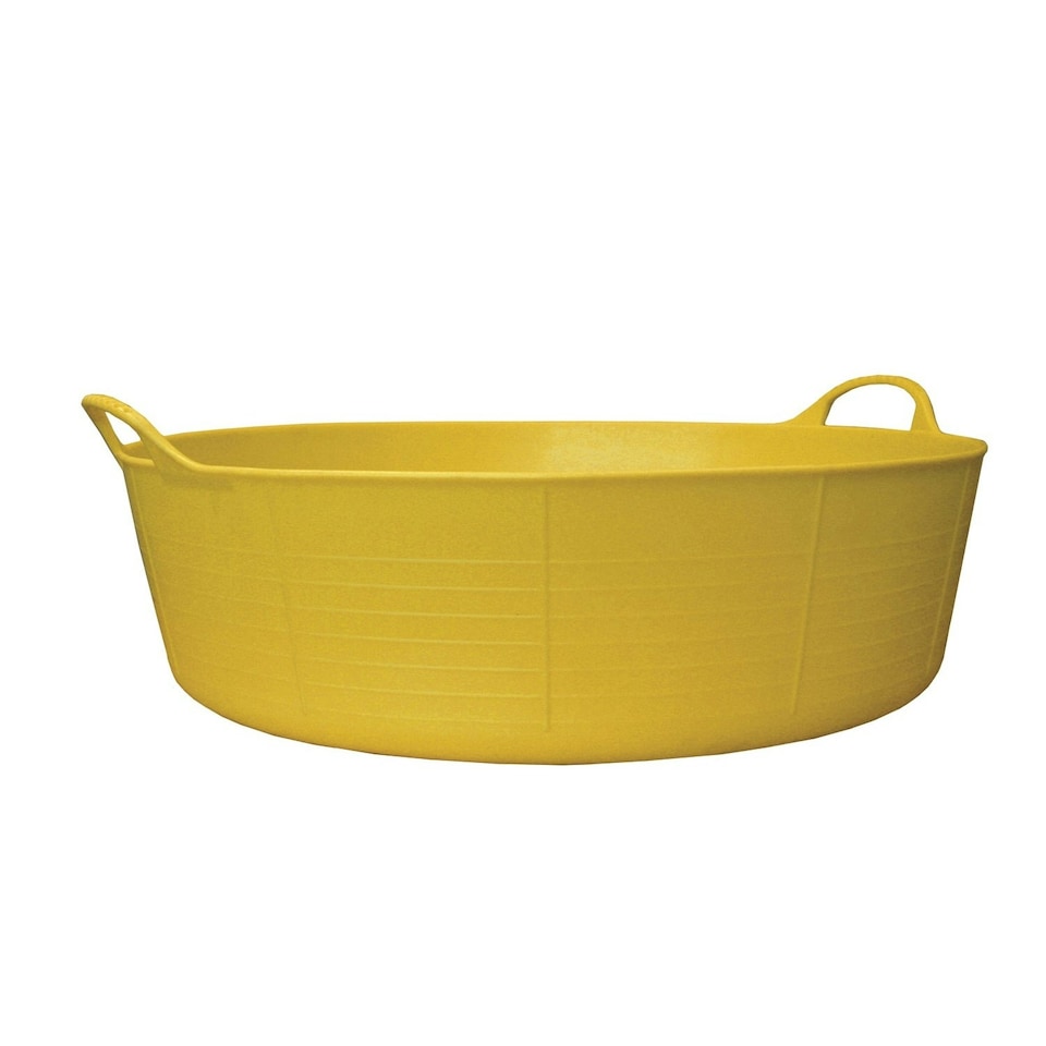 Red Gorilla Gorilla Shallow Tub - Yellow - 35 litres