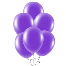 Purple Biodegradable Latex Balloons 23cm / 9 in - Pack of 30