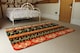 image 3 of Egyptian Heiroglyphs In Orange & Black Rug | Multi