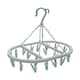 image 7 of JVL 3 Tier Airer with Oval Sock Dryer, Stainless Steel, White, Medium