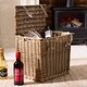 image 2 of Wicker Wine Bottle Basket N/A