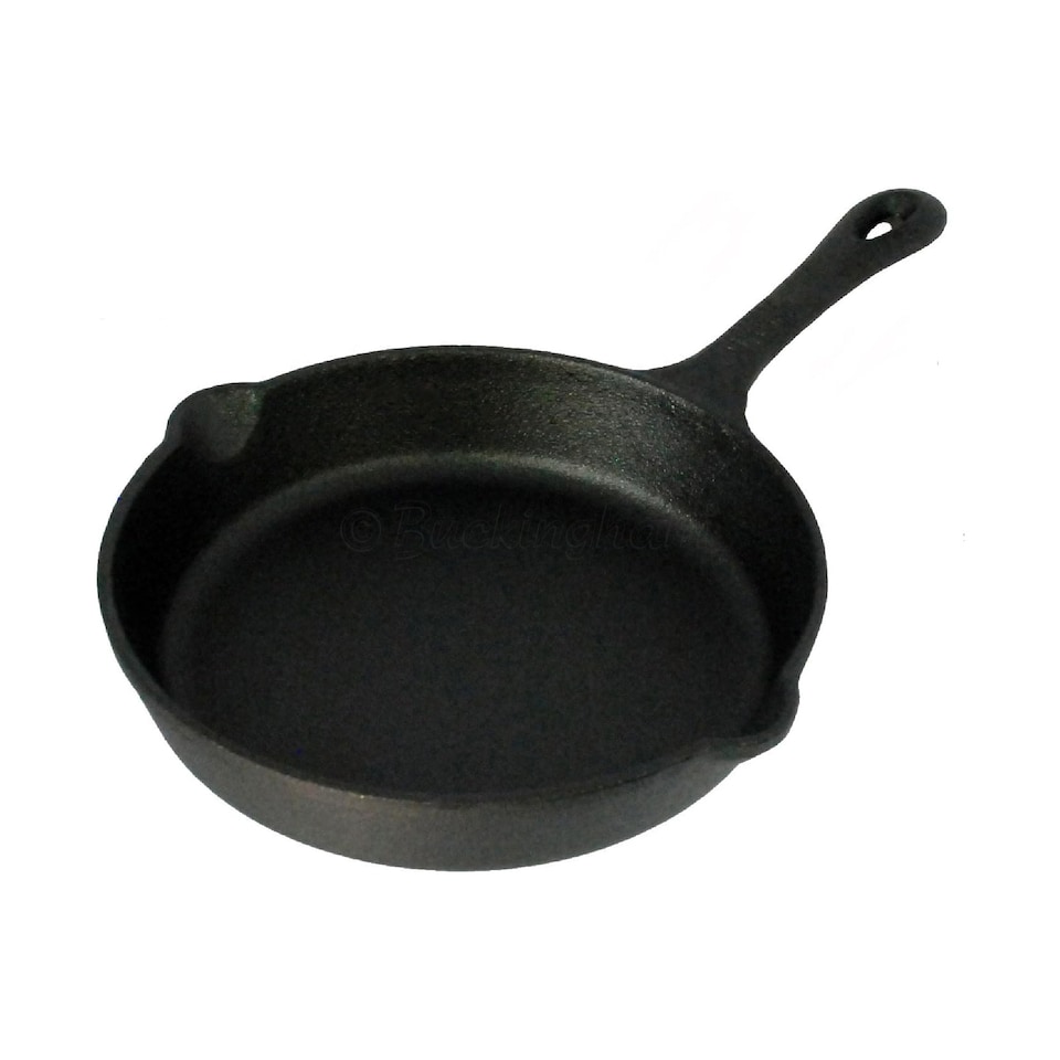 image 1 of Buckingham Pre-Seasoned Cast Iron Frying Pan 25 cm.