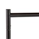 image 6 of Oypla 3ft Garment Clothes Rail Super Heavy Duty All Metal Black Black | One Size