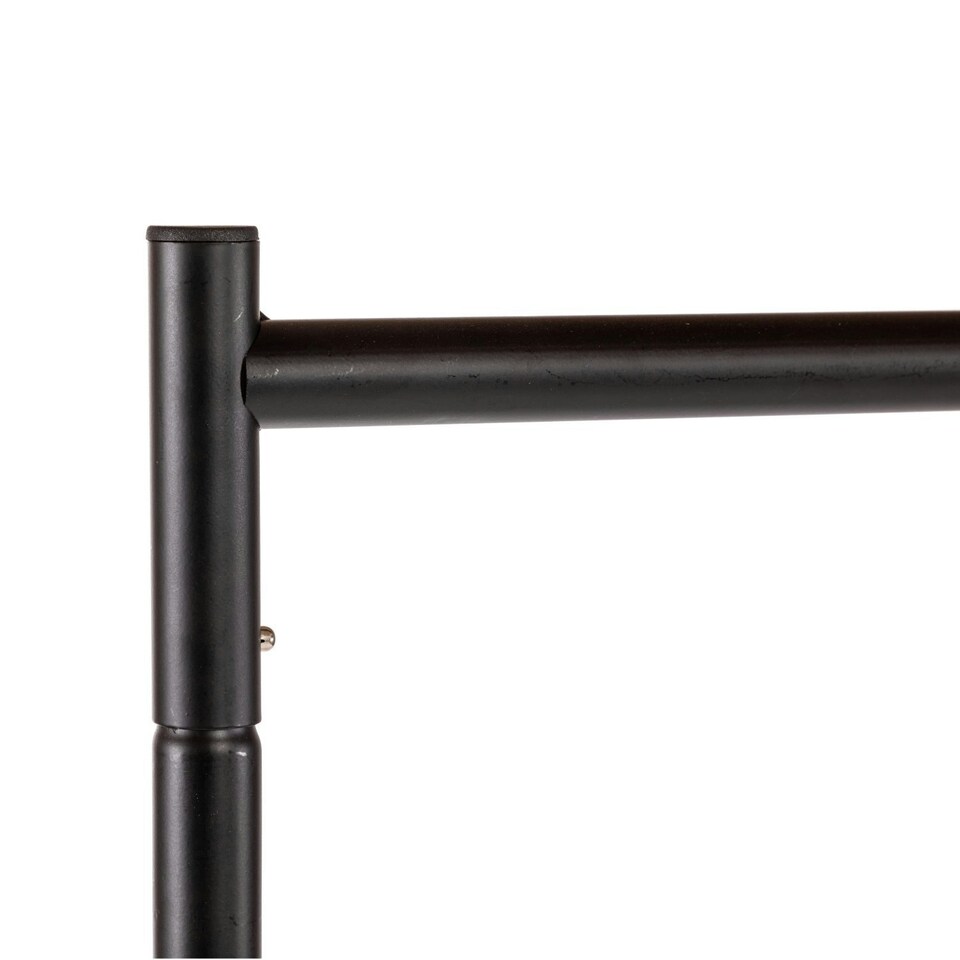 image 1 of Oypla 3ft Garment Clothes Rail Super Heavy Duty All Metal Black Black | One Size