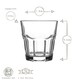image 3 of LAV Aras Water Glasses - 200ml - Clear - Pack of 6 Clear