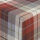 image 3 of Flannelette Brushed Cotton Tartan Sheet Set - Red - Double