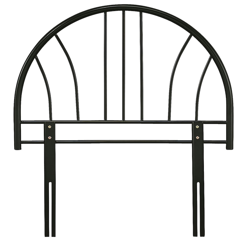 3ft single Black metal tubular headboard.Bed head end Black | 3ft Single