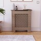 image 2 of Vida Designs Oxford Radiator Cover MDF Cabinet, Unfinished, 78cm
