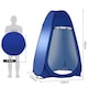 image 4 of Portable Pop Up Toilet Tent Instant Foldable Camping Privacy Shower Changing Tent - Blue