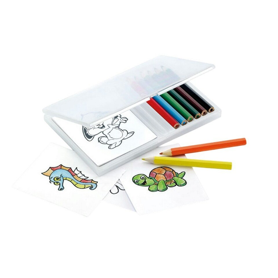 image 1 of MidOcean Recreation Wooden Coloured Pencil Set - Multicoloured - One Size Multi