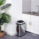 image 7 of HOMCOM 30L Automatic Kitchen Bin with Lid and Infrared Motion Sensor Silver Silver