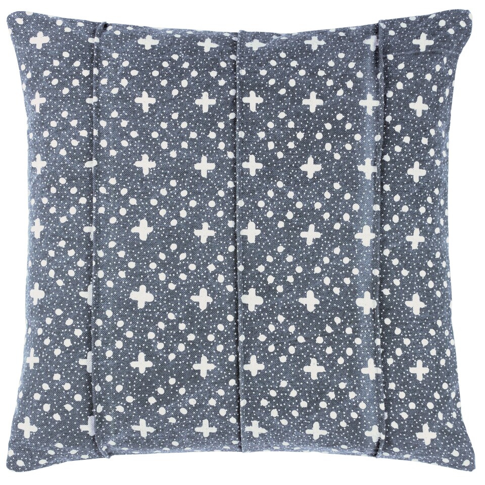 image 1 of Yard Helm Organic Woven Cushion, Ink, 50 x 50cm