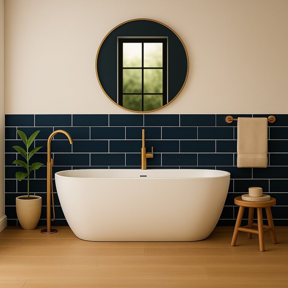 image 1 of Dove Grey Gloss Metro Tiles (750 Pack-15 Box-15m2 Coverage)-Kitchen- Ceramic Wall Finish-Inspired by NYC Subway & SoHo Style