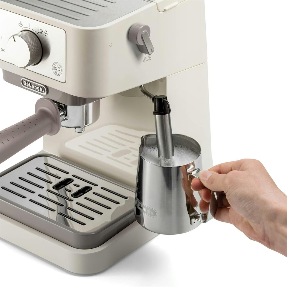 image 1 of Delonghi Bean to Cup Manual Coffee Machine, Stilosa