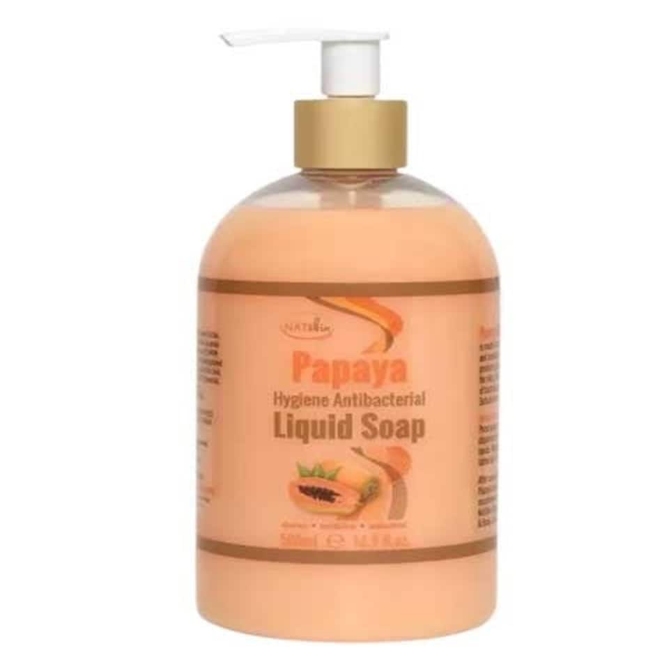Haz Beauty Natskin Papaya Hygiene Antibacterial Liquid Soap 500 ml