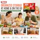 image 4 of Hero Reusable Press Seal Freezer Bags - Pack of 50 BPA Free Food Storage Bags for Sandwiches, Fruit, Meat, Vegetables & Freezer Storage