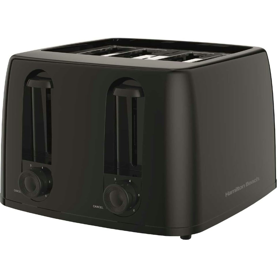 image 1 of Hamilton Beach 1300W Essential Toaster 4 Slice - Black HB4T5032B