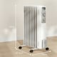 image 3 of HOMCOM 2000W 9 Fin Oil Filled Heater Radiator for Home, White