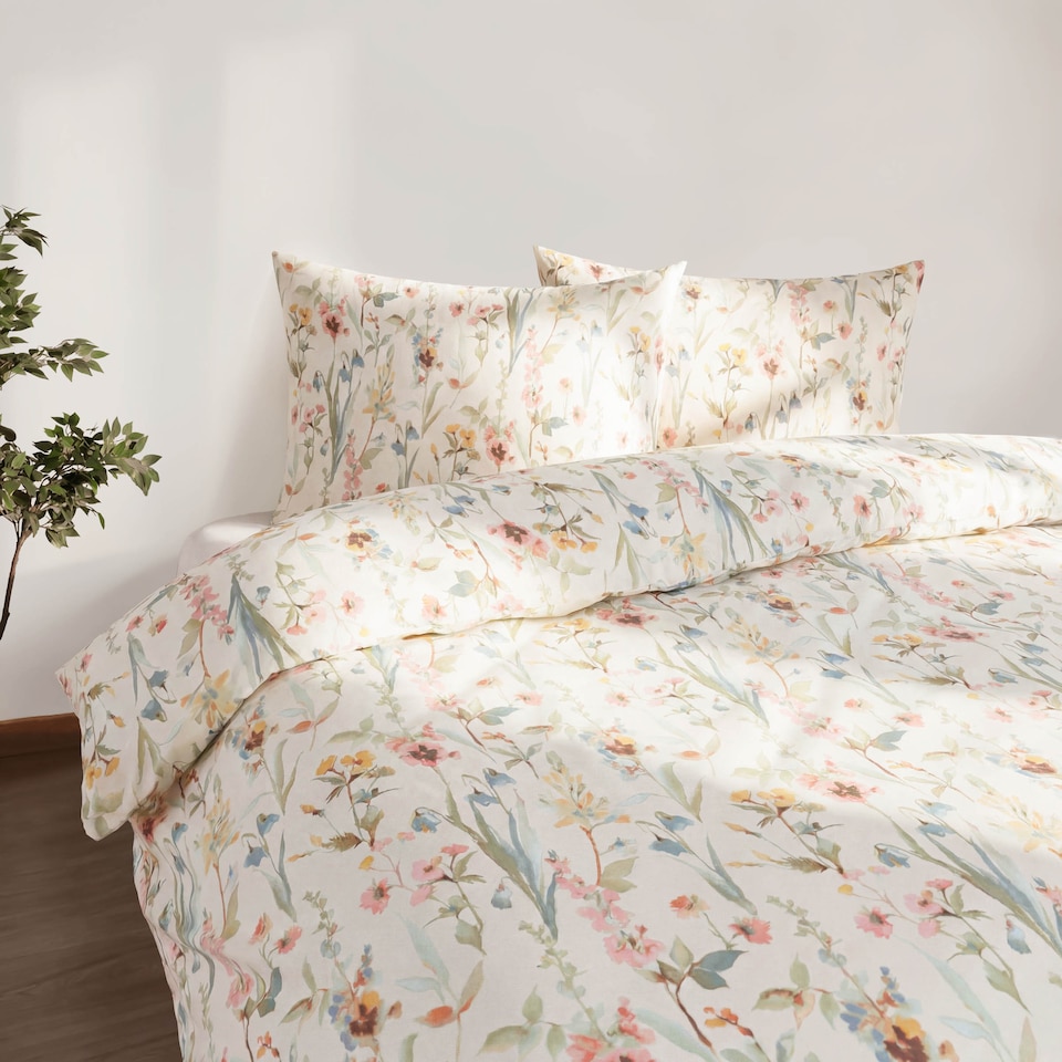 image 1 of Martex Studio Edition Spring Meadow Pearl Duvet Cover Set - King