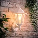 image 3 of ValueLights White Outdoor Garden Wired Security Lantern Wall Light