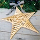 image 3 of St Helens Natural Wicker Christmas Star Willow Decoration