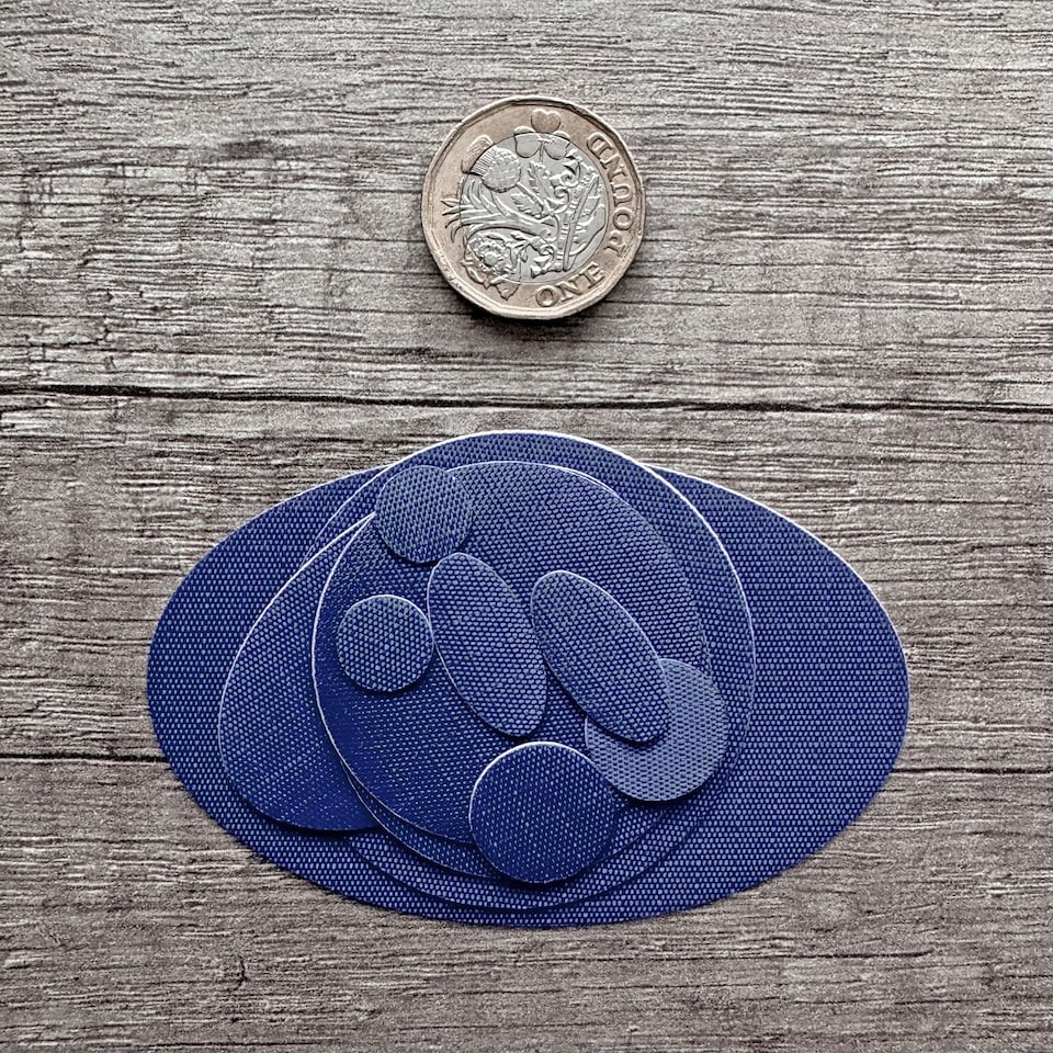 image 1 of aZengear Repair Patches (30+ Colours) for Puffer Jackets, Tents, Upholstery - Stick On, Waterproof, Tear-Cold-Heat-Resistant