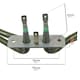 image 6 of SPARES2GO Fan Oven Element 2 Turn for Caple C2230 C2233 C2233BK C2236 Cooker 2000W
