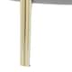 image 3 of Interiors by Premier Hayes Round Grey Velvet Stool
