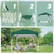 image 2 of Yaheetech 300 cm  × 300 cm Portable Instant Heavy-Duty Canopy Green | Dark Green