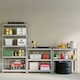 image 7 of Home Vida 5 Tier Heavy Duty Adjustable Steel Garage Shelving, Galvanised - Holds 875kg - (Set of 4) | Silver | Silver | Medium