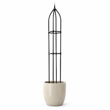 Garden Obelisk for Climbing Plants 170cm - Metal Plant Cage Support Trellis Rose Tower for Flowers, Patio Pots, Shrubs, Borders